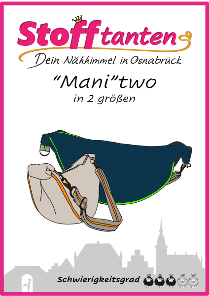 Papierschnittmuster "Mani"two Crossbag